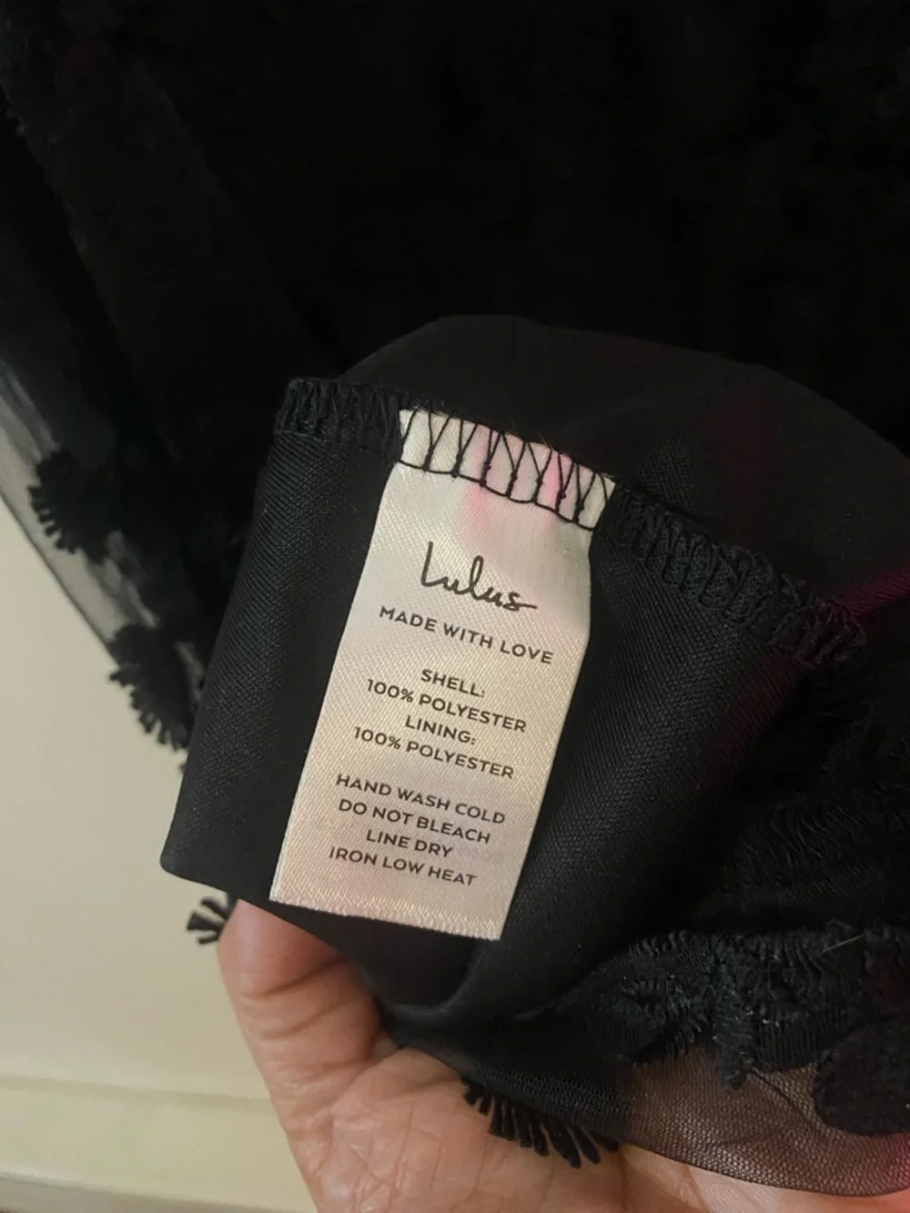 Lulus Quite Perfect Party Cocktail Black Lace embroidered strapless Midi Dress - Picture 12 of 12